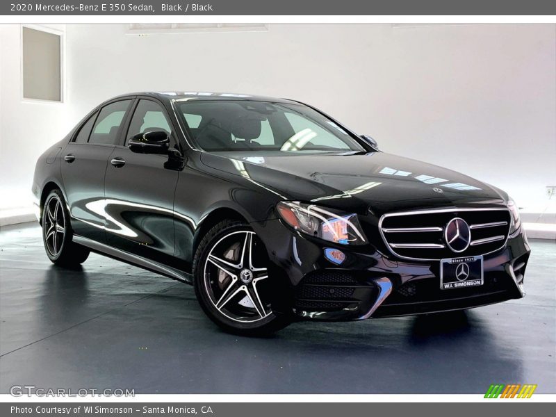 Black / Black 2020 Mercedes-Benz E 350 Sedan