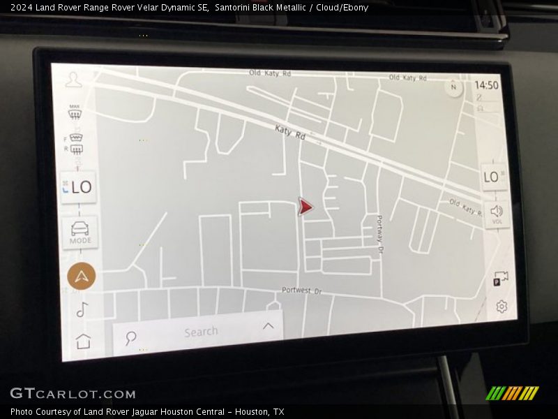 Navigation of 2024 Range Rover Velar Dynamic SE