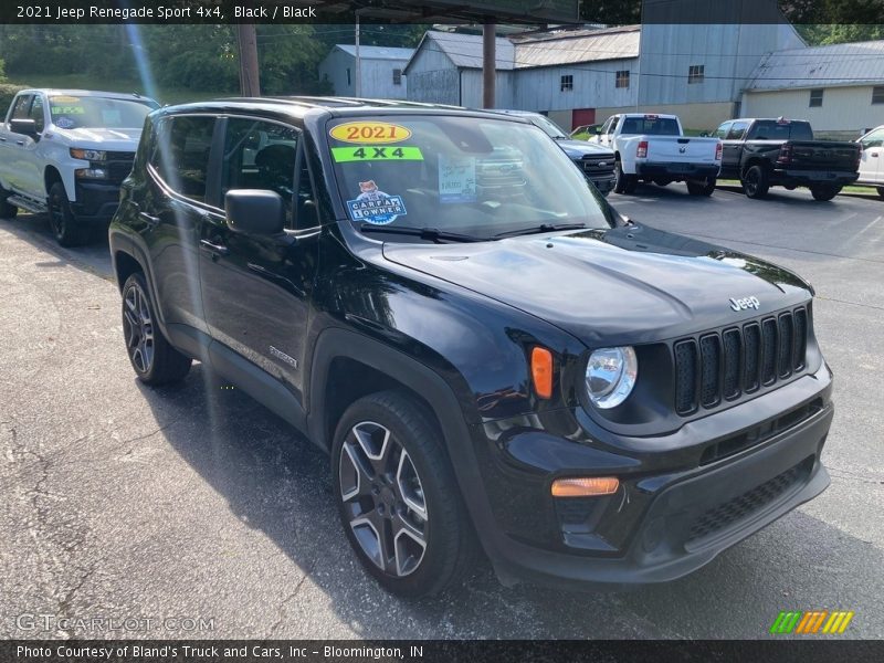 Black / Black 2021 Jeep Renegade Sport 4x4