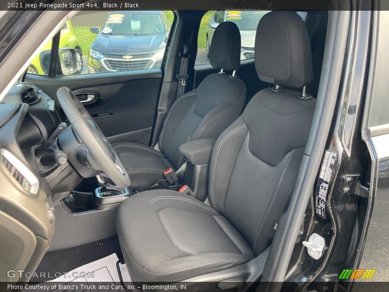 Front Seat of 2021 Renegade Sport 4x4