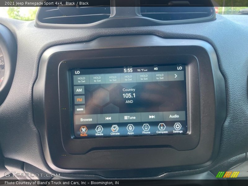 Controls of 2021 Renegade Sport 4x4