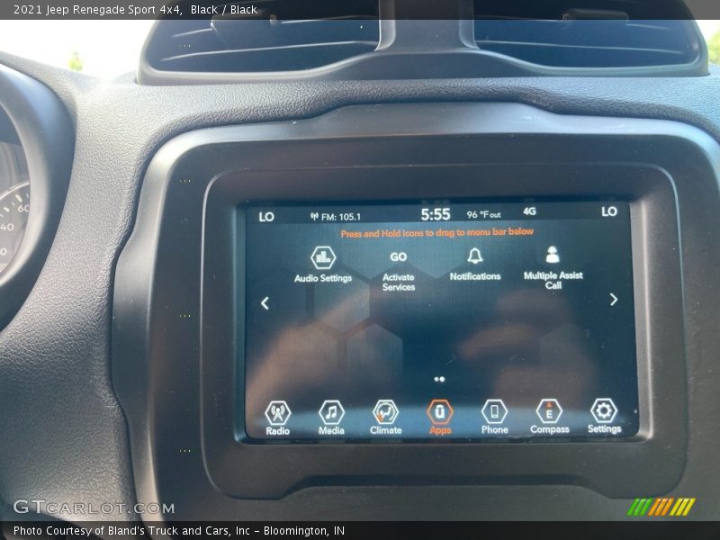 Controls of 2021 Renegade Sport 4x4