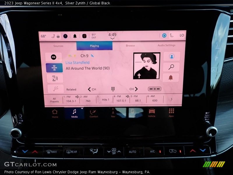 Silver Zynith / Global Black 2023 Jeep Wagoneer Series II 4x4