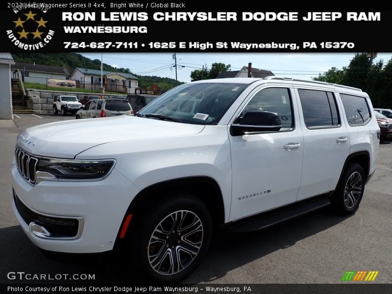 Bright White / Global Black 2023 Jeep Wagoneer Series II 4x4