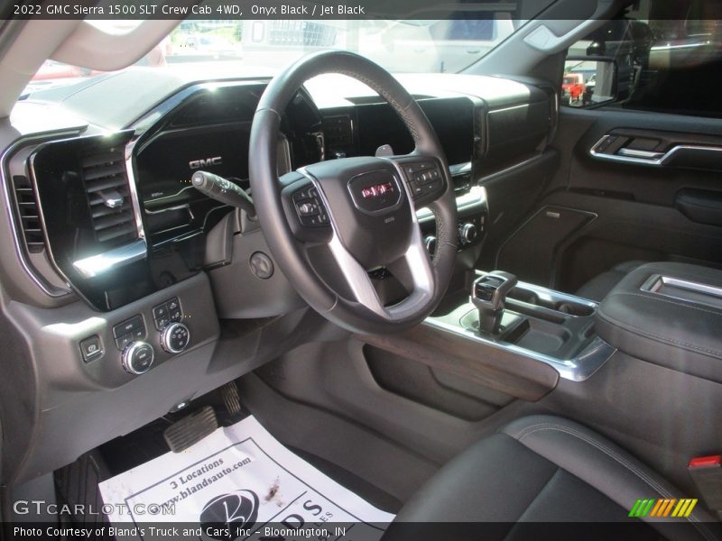  2022 Sierra 1500 SLT Crew Cab 4WD Jet Black Interior
