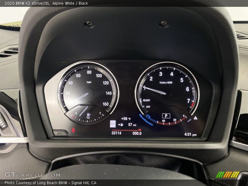 Alpine White / Black 2020 BMW X2 sDrive28i