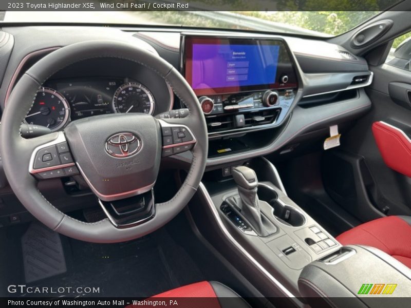 Dashboard of 2023 Highlander XSE