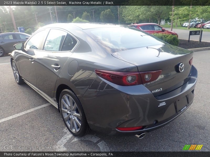 Machine Gray Metallic / Black 2023 Mazda Mazda3 2.5 S Select Sedan