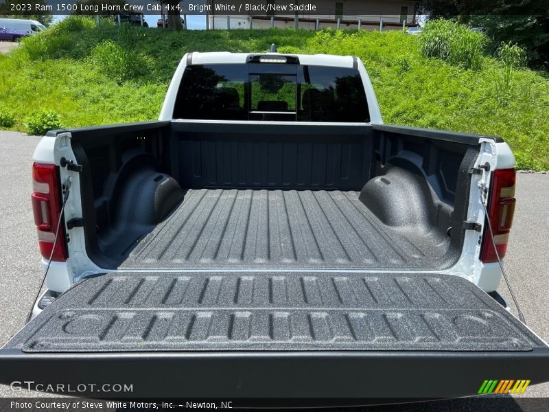 Bright White / Black/New Saddle 2023 Ram 1500 Long Horn Crew Cab 4x4