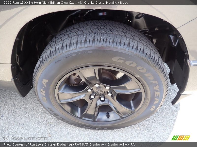 Granite Crystal Metallic / Black 2020 Ram 1500 Big Horn Night Edition Crew Cab 4x4
