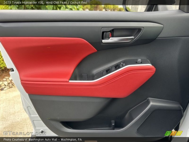 Door Panel of 2023 Highlander XSE