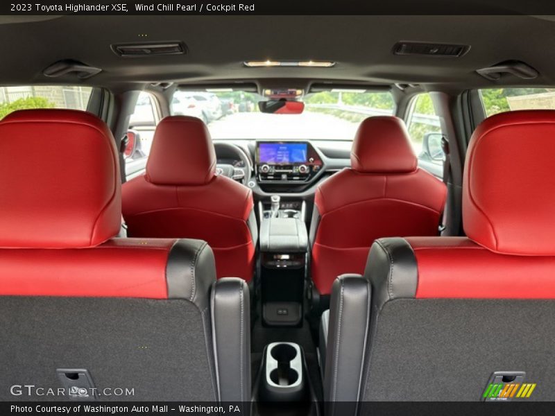 Wind Chill Pearl / Cockpit Red 2023 Toyota Highlander XSE