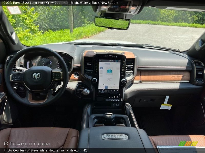 Dashboard of 2023 1500 Long Horn Crew Cab 4x4