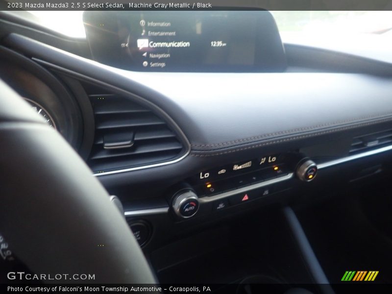 Machine Gray Metallic / Black 2023 Mazda Mazda3 2.5 S Select Sedan