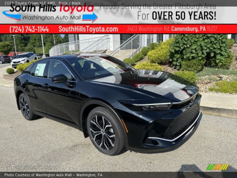 Black / Black 2023 Toyota Crown XLE AWD