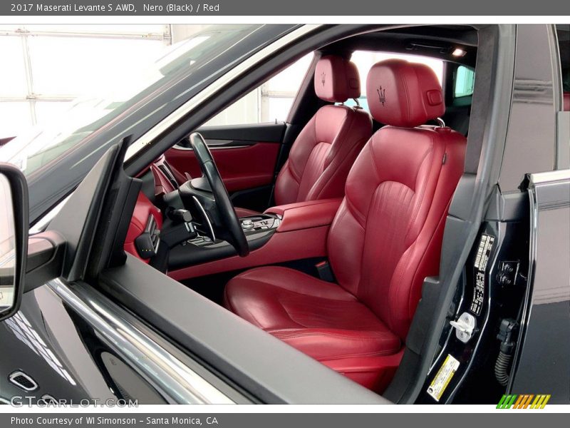 Front Seat of 2017 Levante S AWD