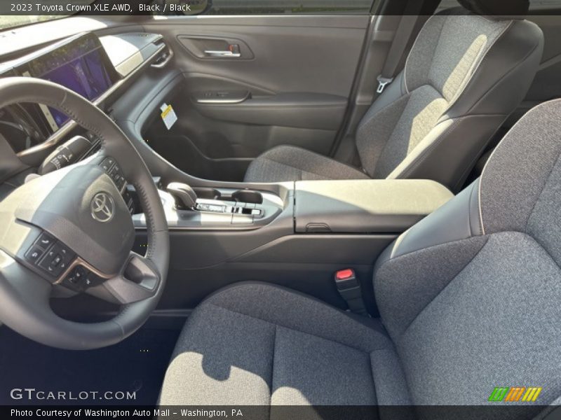 Front Seat of 2023 Crown XLE AWD