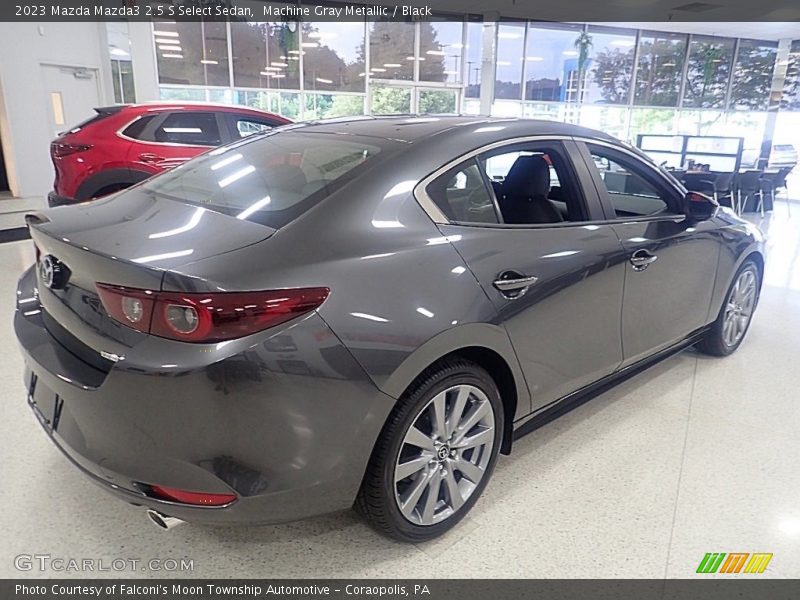 Machine Gray Metallic / Black 2023 Mazda Mazda3 2.5 S Select Sedan