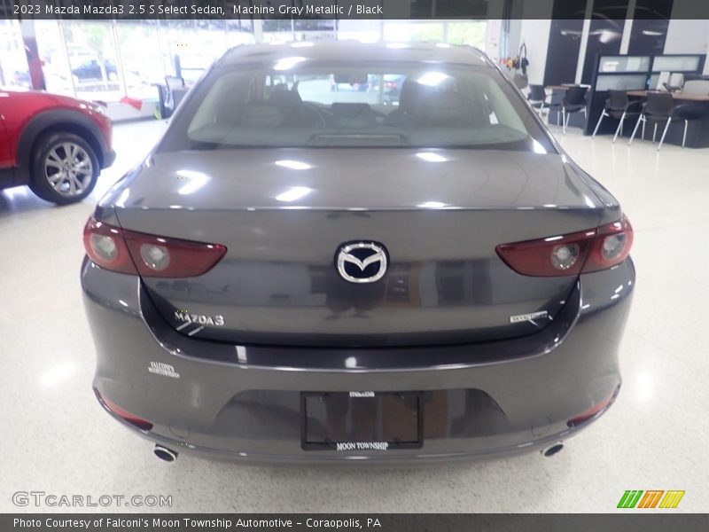 Machine Gray Metallic / Black 2023 Mazda Mazda3 2.5 S Select Sedan