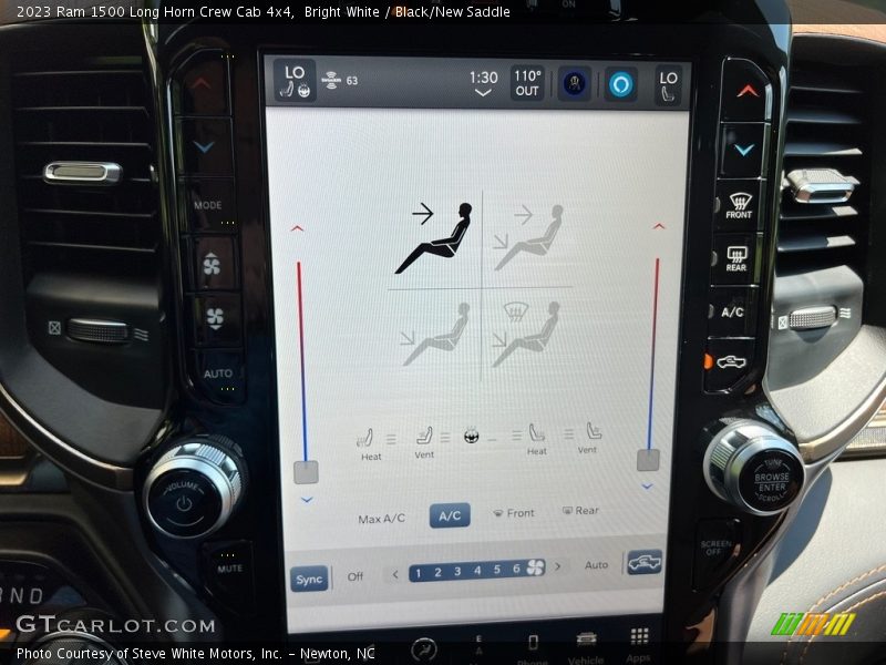 Controls of 2023 1500 Long Horn Crew Cab 4x4