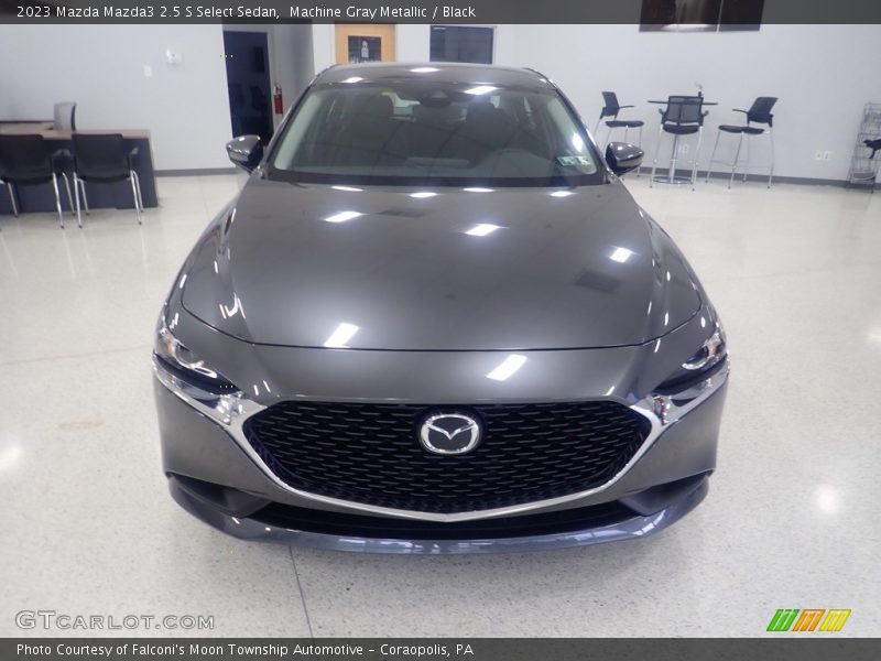 Machine Gray Metallic / Black 2023 Mazda Mazda3 2.5 S Select Sedan