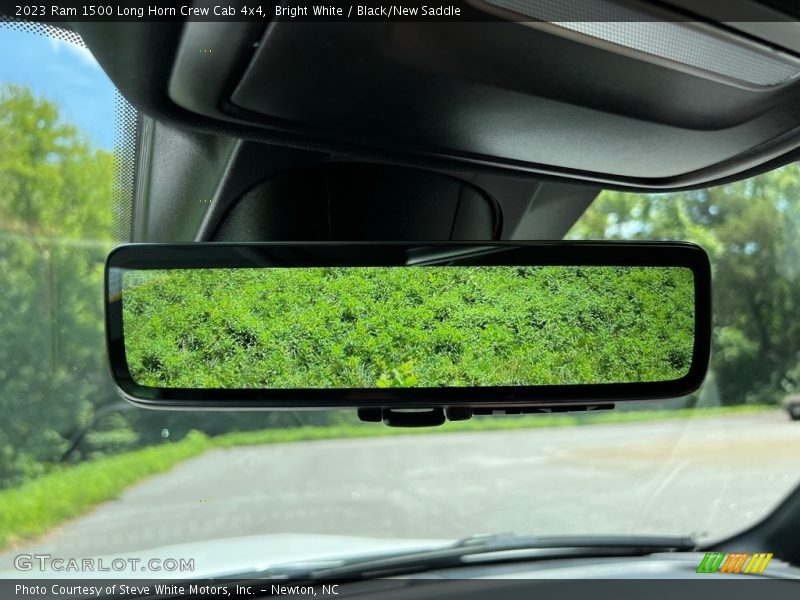 Bright White / Black/New Saddle 2023 Ram 1500 Long Horn Crew Cab 4x4