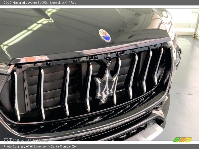 Nero (Black) / Red 2017 Maserati Levante S AWD