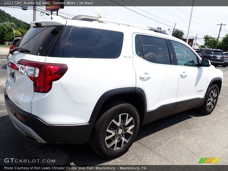 Summit White / Jet Black 2021 GMC Acadia SLE AWD