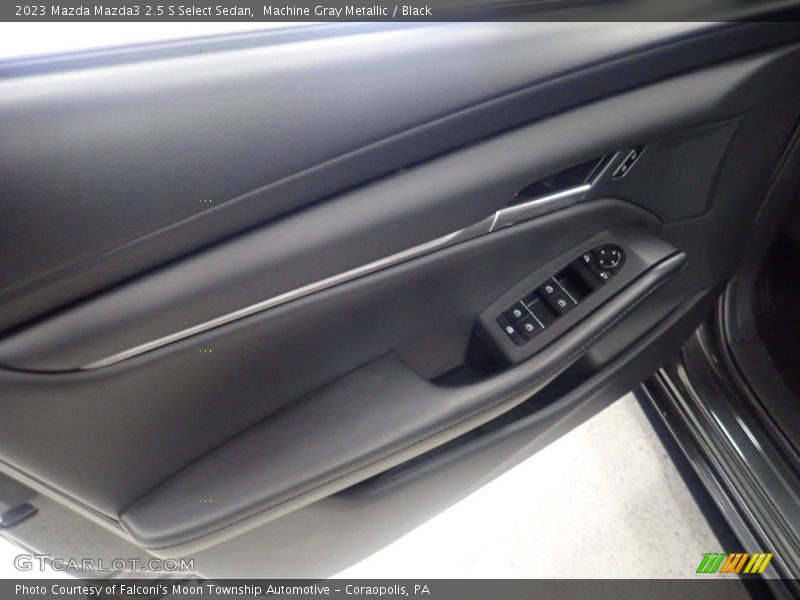 Machine Gray Metallic / Black 2023 Mazda Mazda3 2.5 S Select Sedan