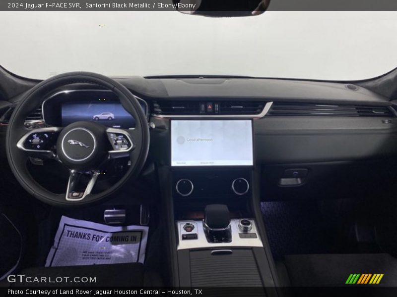 Dashboard of 2024 F-PACE SVR