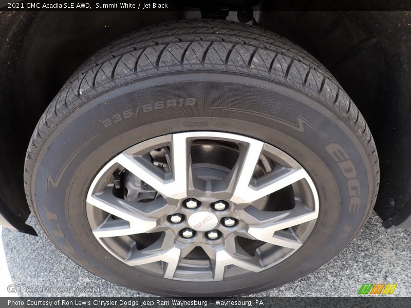 Summit White / Jet Black 2021 GMC Acadia SLE AWD