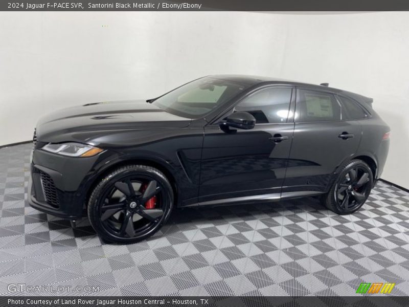 Santorini Black Metallic / Ebony/Ebony 2024 Jaguar F-PACE SVR