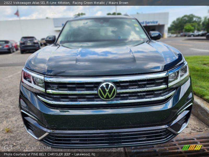 Racing Green Metallic / Mauro Brown 2022 Volkswagen Atlas SEL R-Line 4Motion