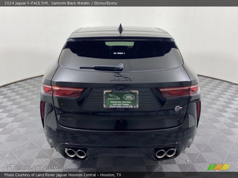 Exhaust of 2024 F-PACE SVR