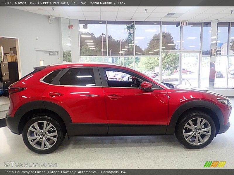 Soul Red Crystal Metallic / Black 2023 Mazda CX-30 S Preferred AWD