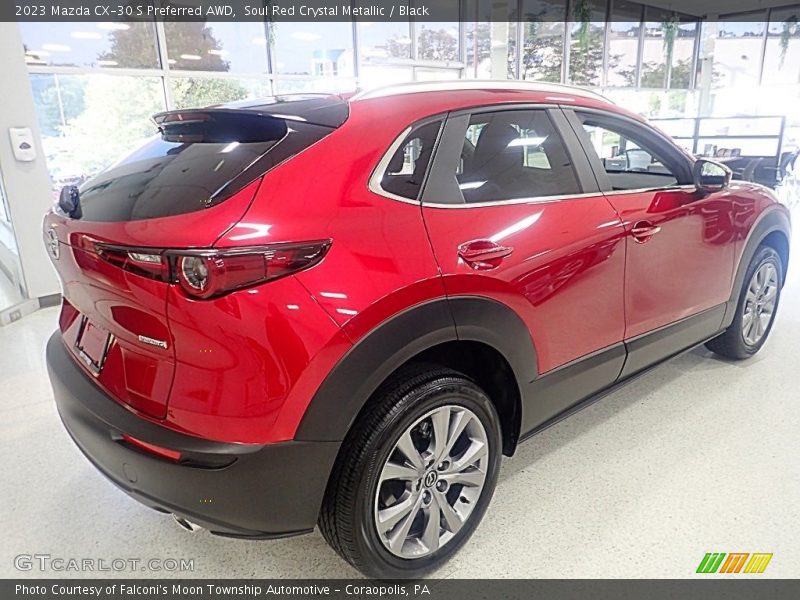 Soul Red Crystal Metallic / Black 2023 Mazda CX-30 S Preferred AWD