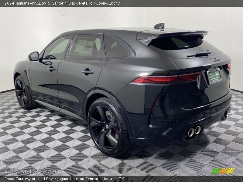 Santorini Black Metallic / Ebony/Ebony 2024 Jaguar F-PACE SVR