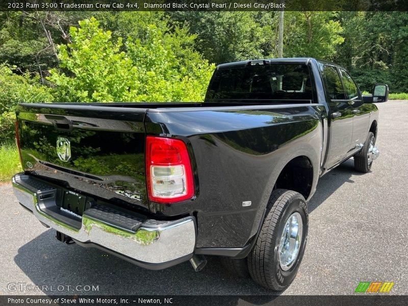 Diamond Black Crystal Pearl / Diesel Gray/Black 2023 Ram 3500 Tradesman Crew Cab 4x4