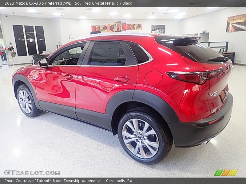 Soul Red Crystal Metallic / Black 2023 Mazda CX-30 S Preferred AWD