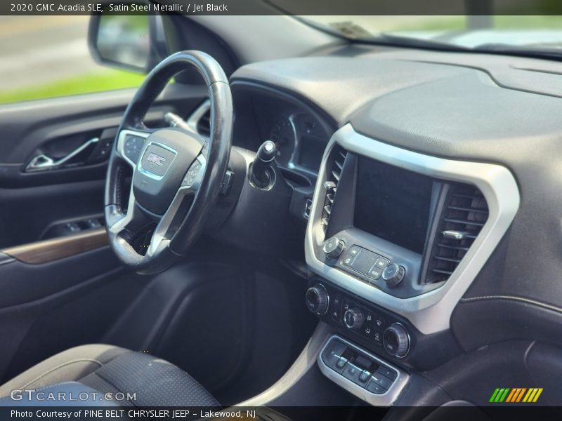 Satin Steel Metallic / Jet Black 2020 GMC Acadia SLE