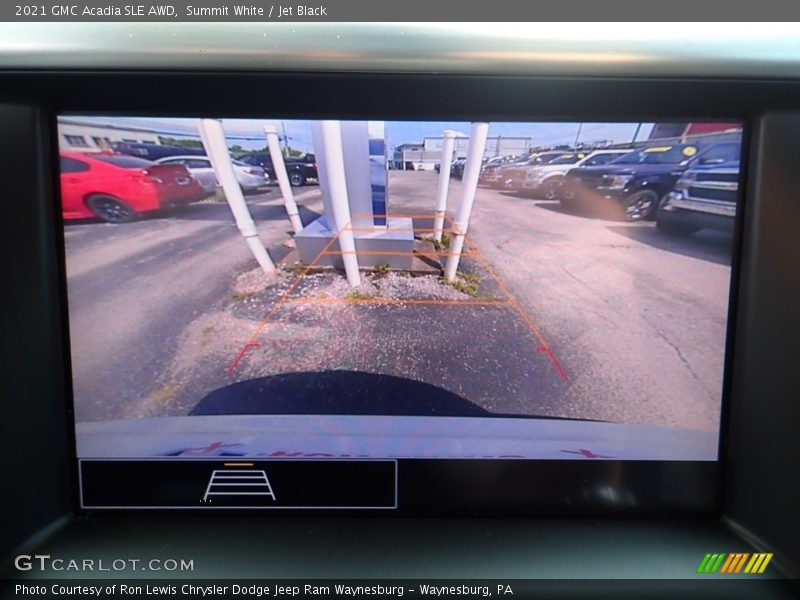 Summit White / Jet Black 2021 GMC Acadia SLE AWD