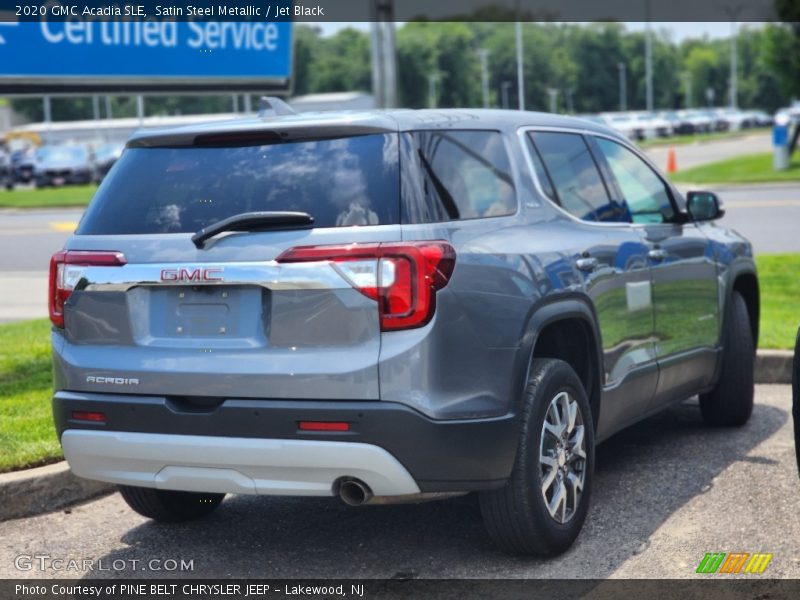 Satin Steel Metallic / Jet Black 2020 GMC Acadia SLE