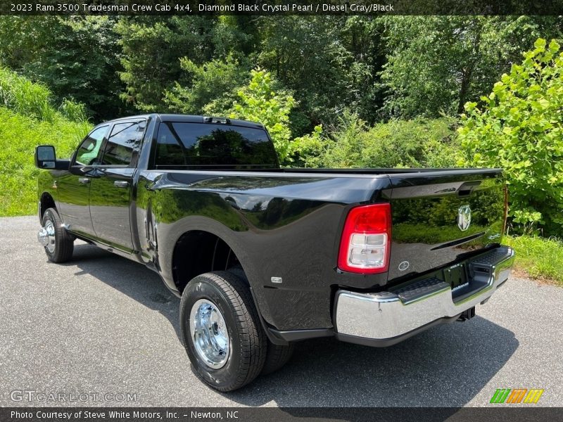 Diamond Black Crystal Pearl / Diesel Gray/Black 2023 Ram 3500 Tradesman Crew Cab 4x4