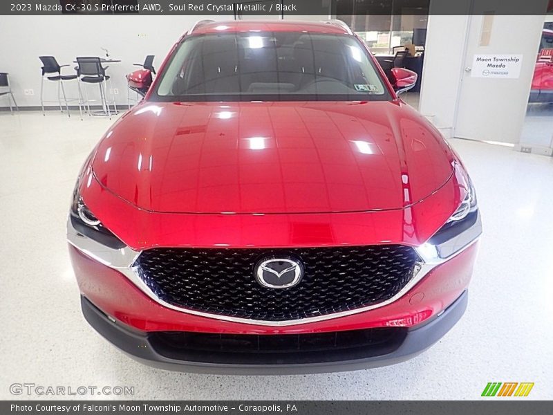 Soul Red Crystal Metallic / Black 2023 Mazda CX-30 S Preferred AWD