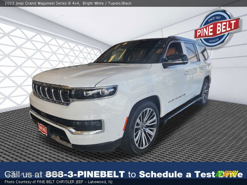 Bright White / Tupelo/Black 2023 Jeep Grand Wagoneer Series III 4x4