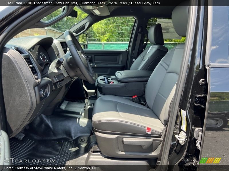 Diamond Black Crystal Pearl / Diesel Gray/Black 2023 Ram 3500 Tradesman Crew Cab 4x4