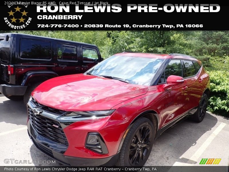 Cajun Red Tintcoat / Jet Black 2020 Chevrolet Blazer RS AWD