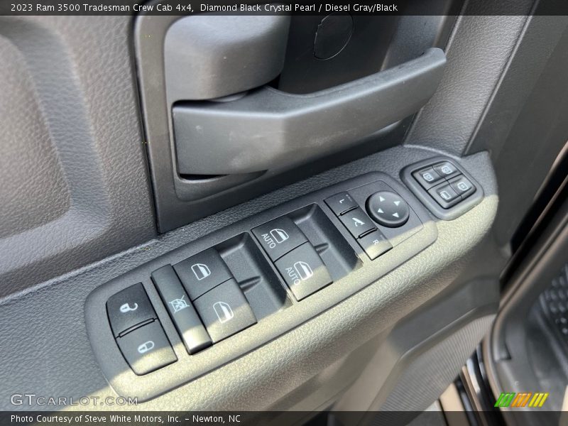 Diamond Black Crystal Pearl / Diesel Gray/Black 2023 Ram 3500 Tradesman Crew Cab 4x4