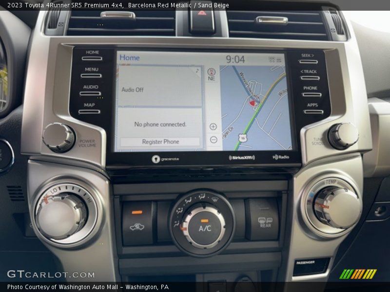 Controls of 2023 4Runner SR5 Premium 4x4
