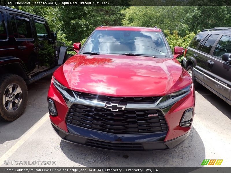 Cajun Red Tintcoat / Jet Black 2020 Chevrolet Blazer RS AWD